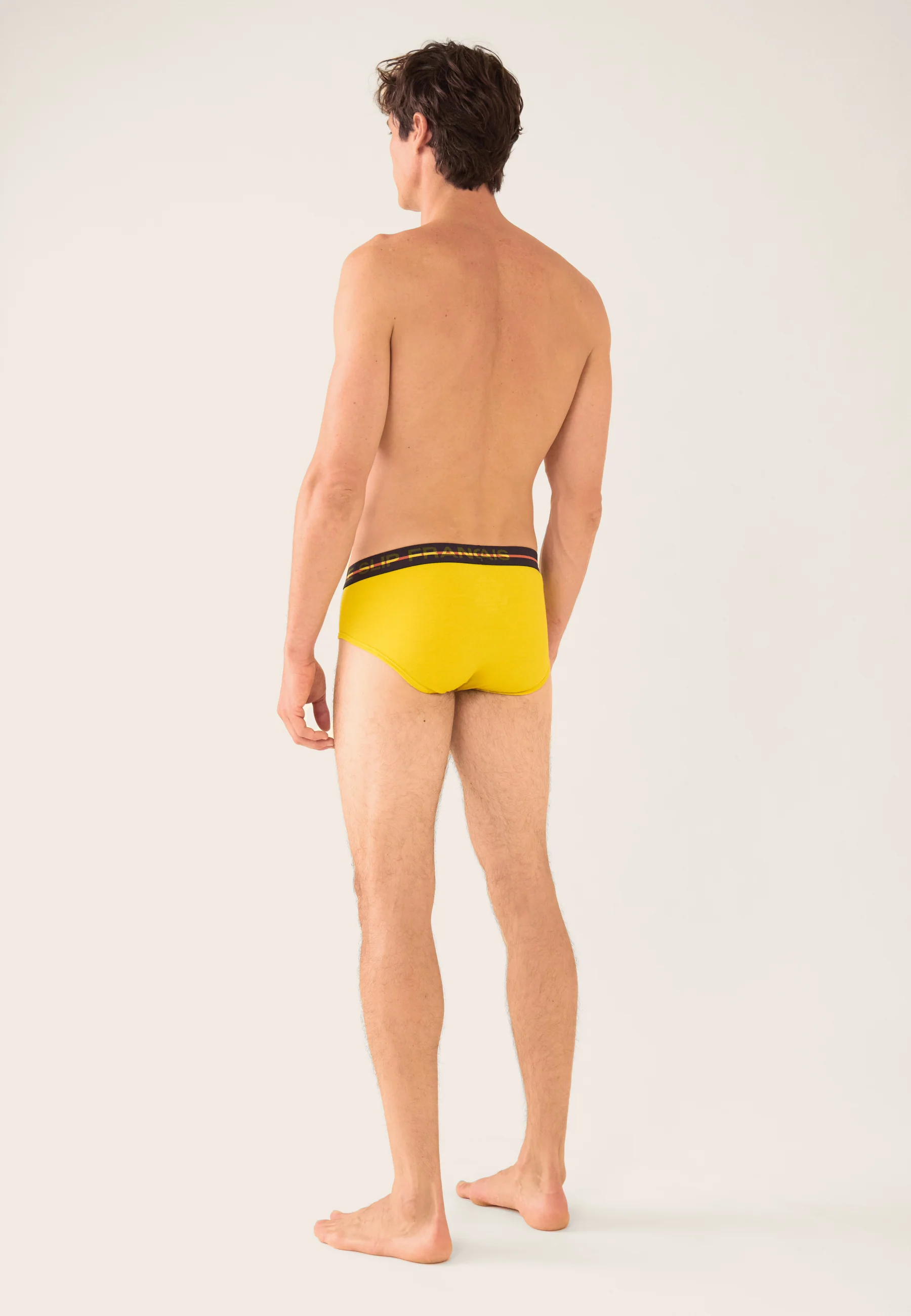 Slip jaune en coton - Intrépide Jaune Citron - Image 3
