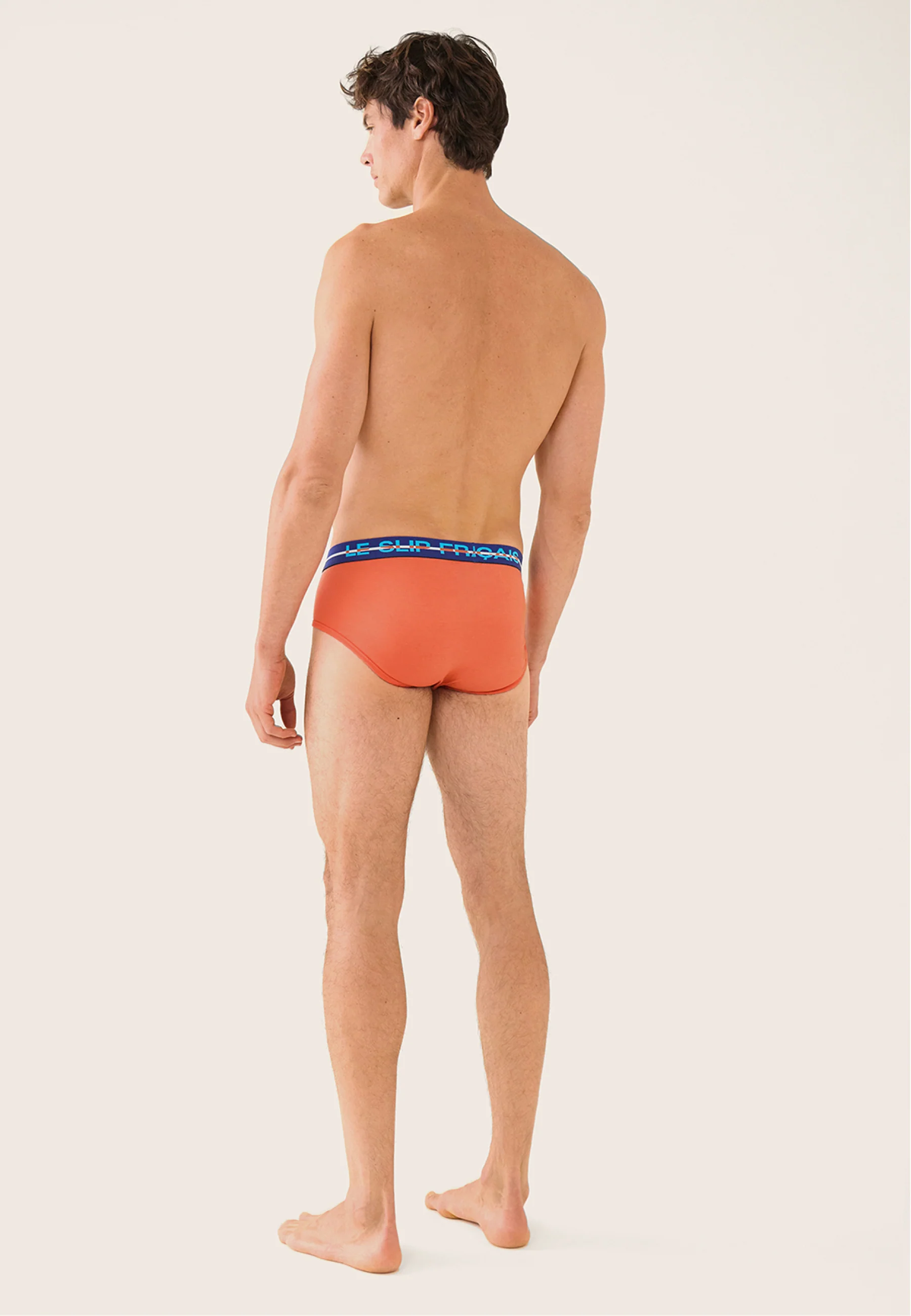 Slip orange en coton - Intrépide Orange Corail - Image 3