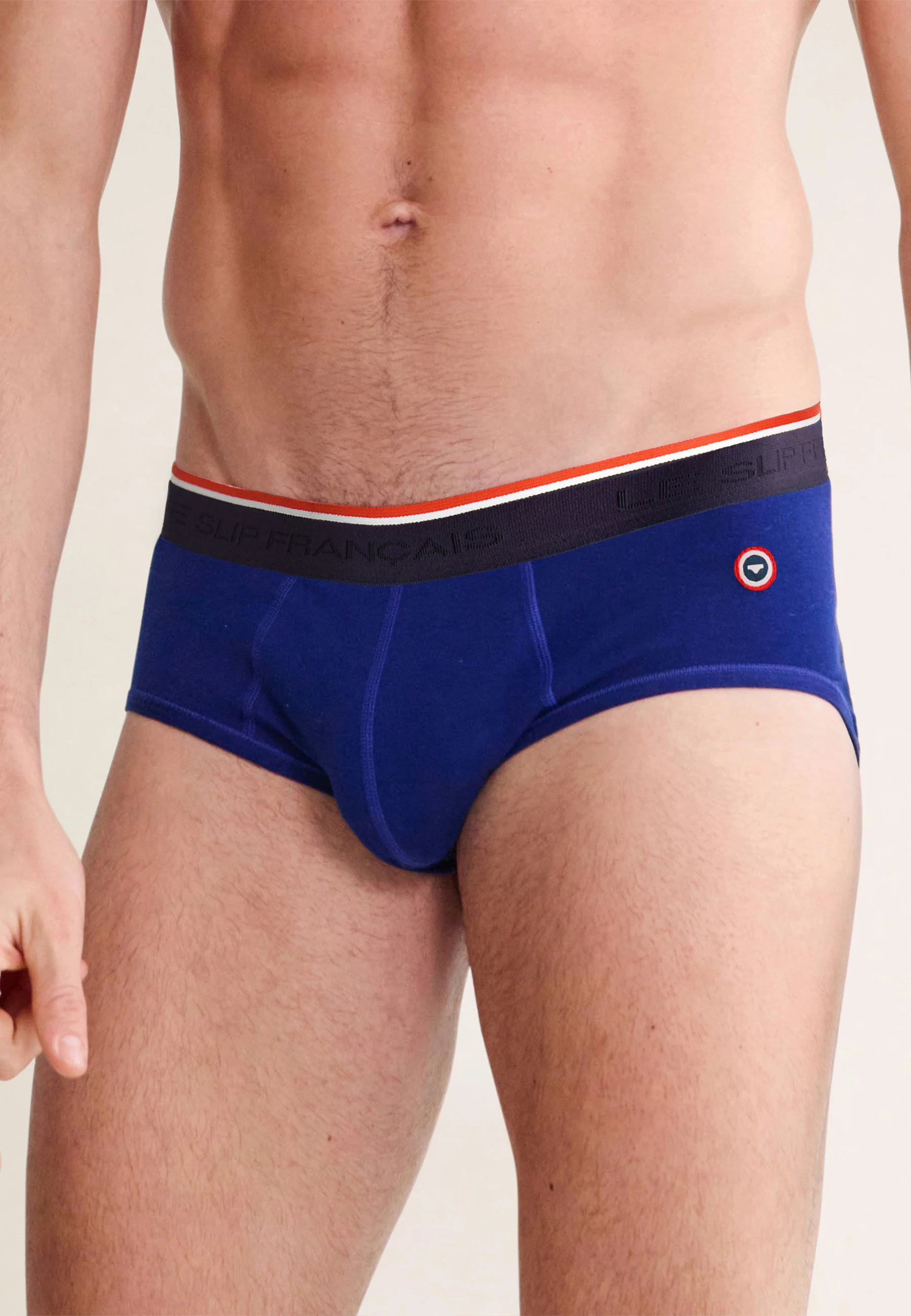 Slip bleu en coton avec cocarde - Terrible Indigo - Image 3