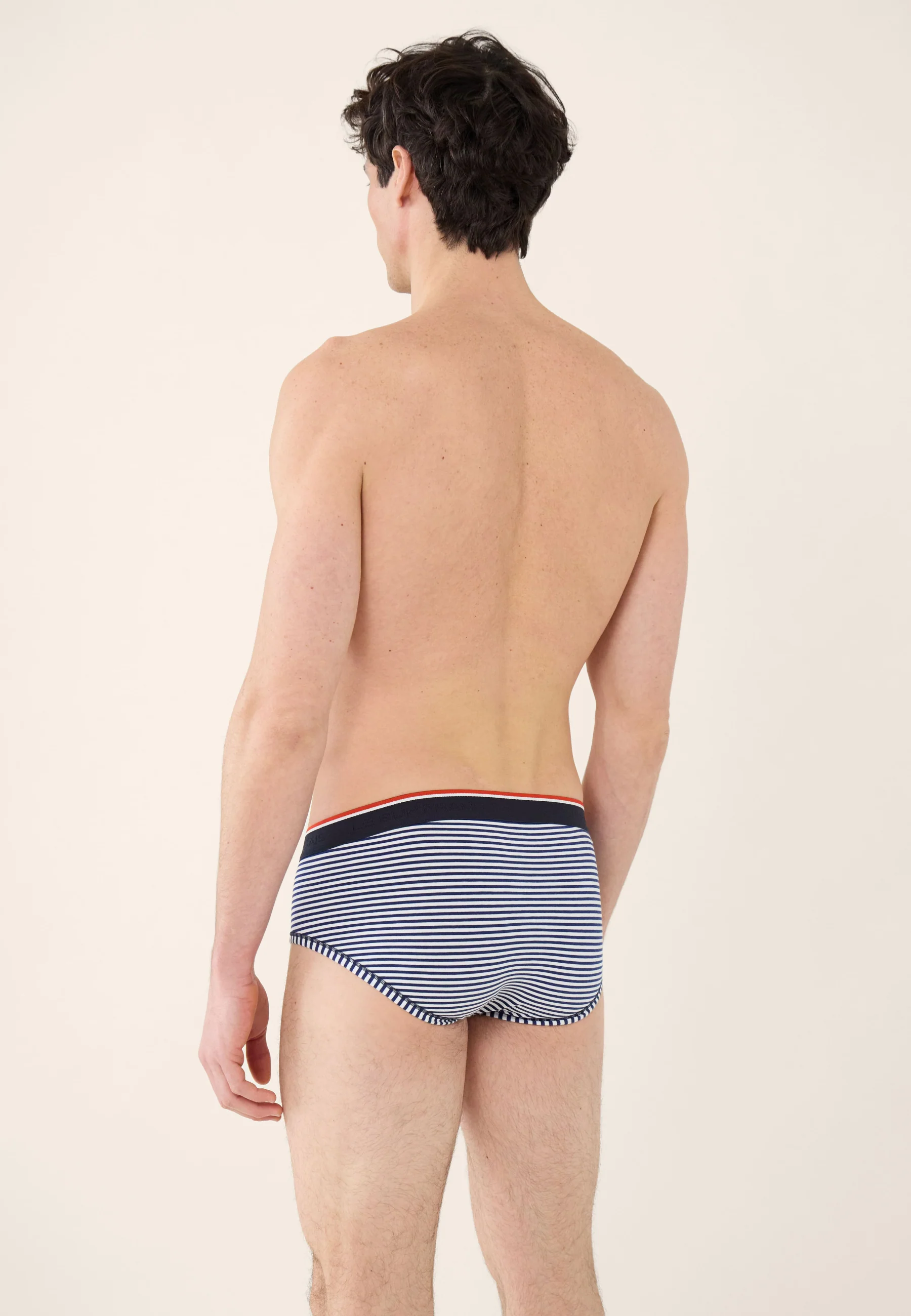 Slip marinière bleu en coton - Terrible Mariniere Lsf Bleu - Image 3