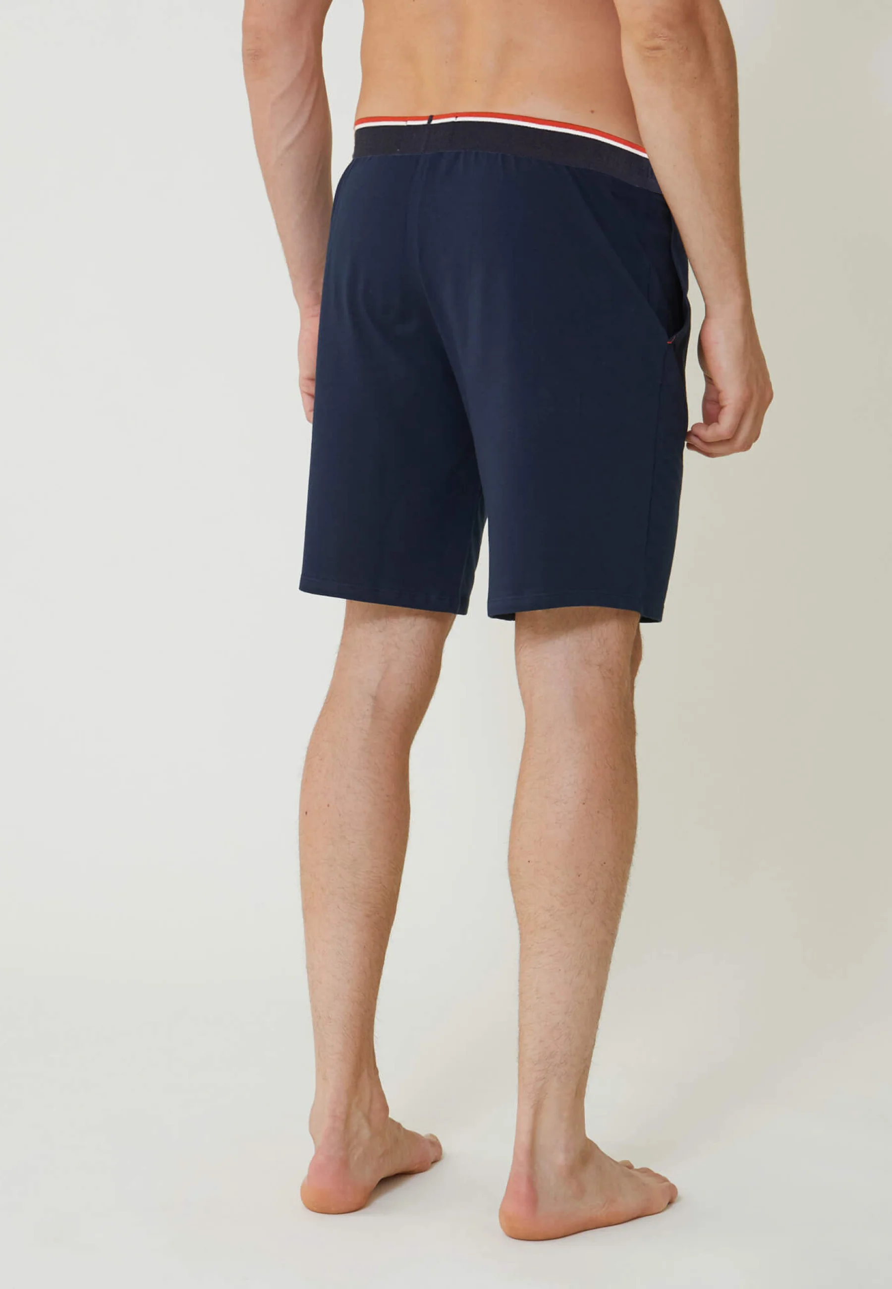 Bas de pyjama court bleu en coton - Zouzou Marine - Image 3